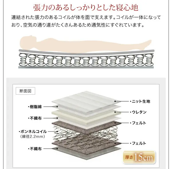 デザインフロアローベッド SPERANZA スペランツァ