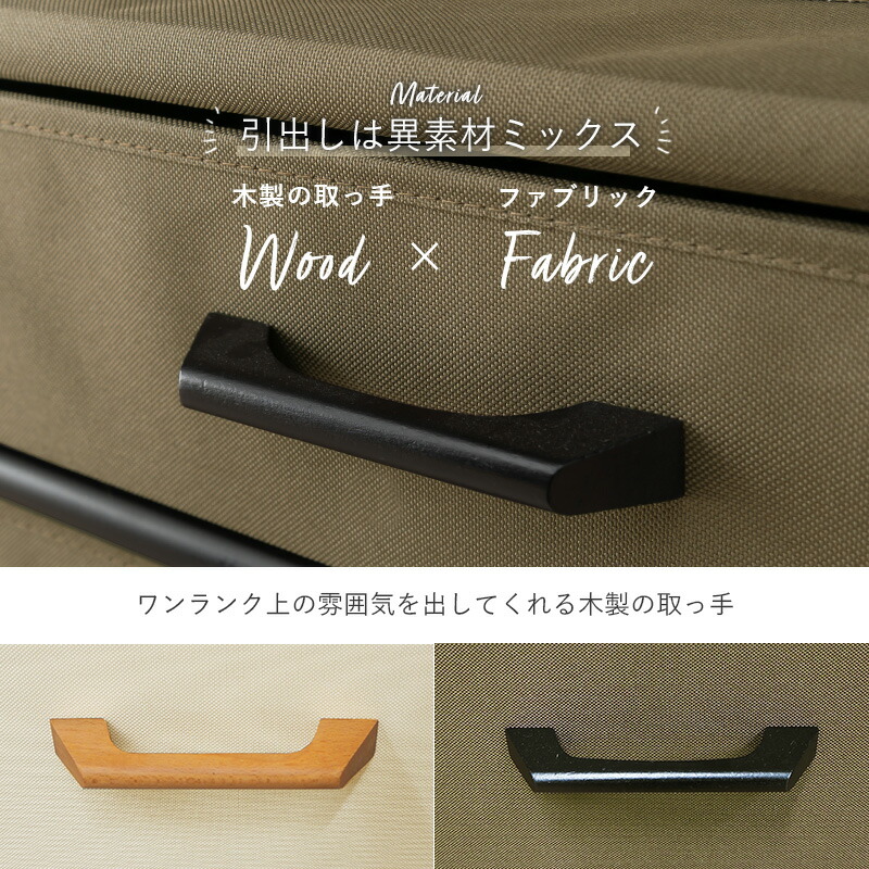 ハンガーラック-引出し2杯付き - 画像 (5)