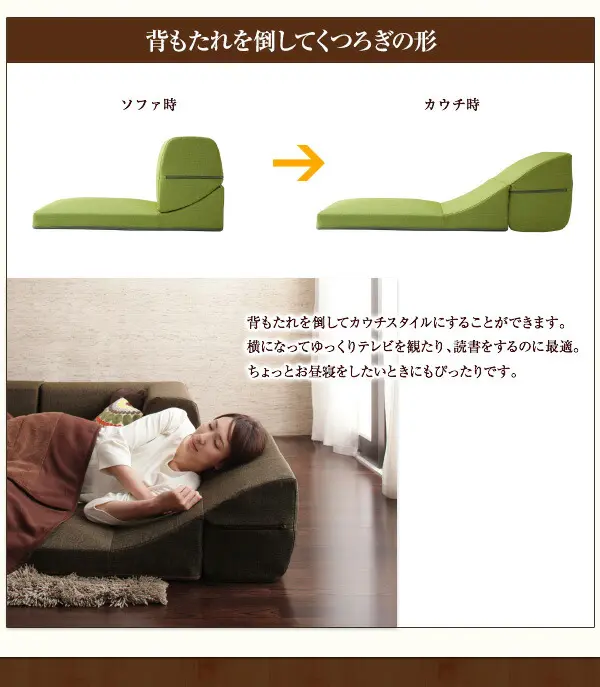 洗える！カバーリングフロアコーナーソファ Salaon サラオン：1P+2P+コーナー