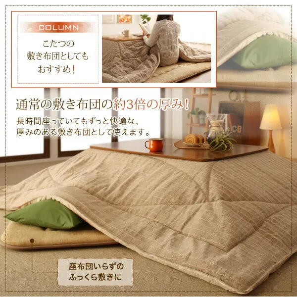 厚み40mmのふっくら厚敷きクッションラグ Vermeer フェルメル